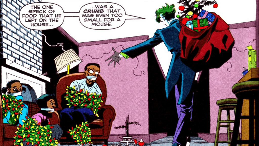 DC Comics Joker Christmas Robbery Quoting Grinch