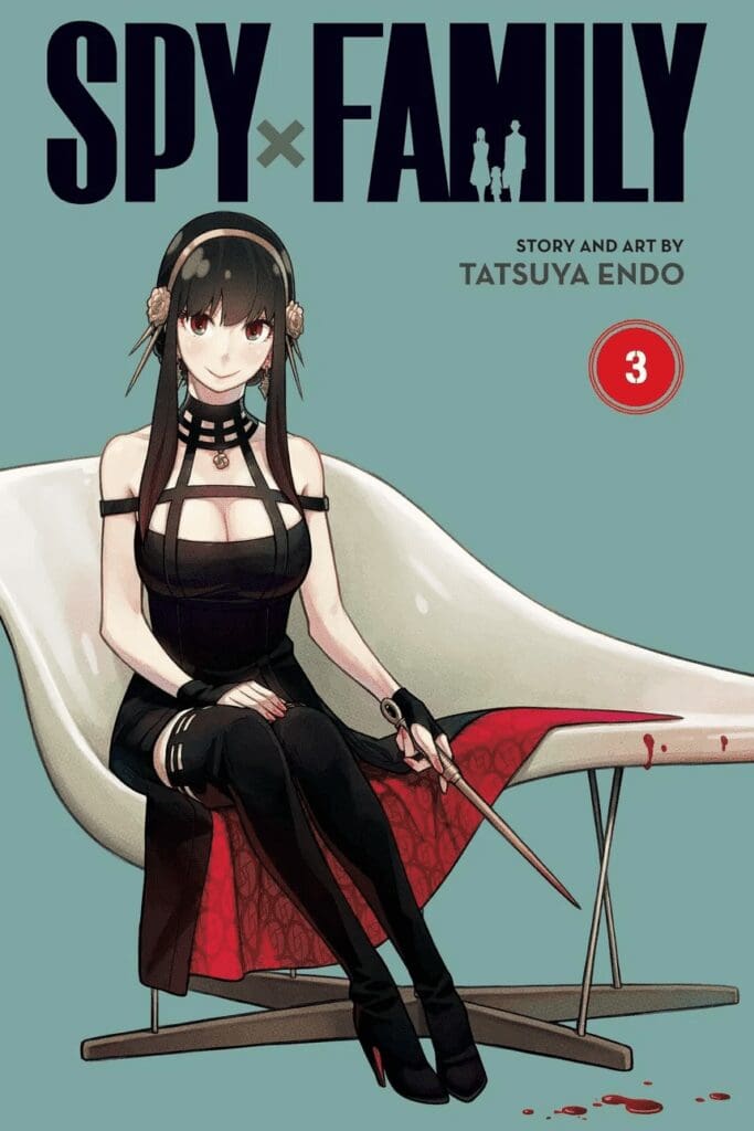 Spy x Family, Vol. 3 manga cover, depicting Yor Forger, aka Thorn Princess