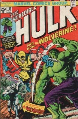 The Incredible Hulk #181 (Nov. 1974); cover art by Herb Trimpe