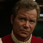 William Shatner Captain Kirk in Star Trek Generations