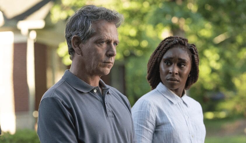 Ben Mendelsohn and Cynthia Erivo in The Outsider (2020) screenshot