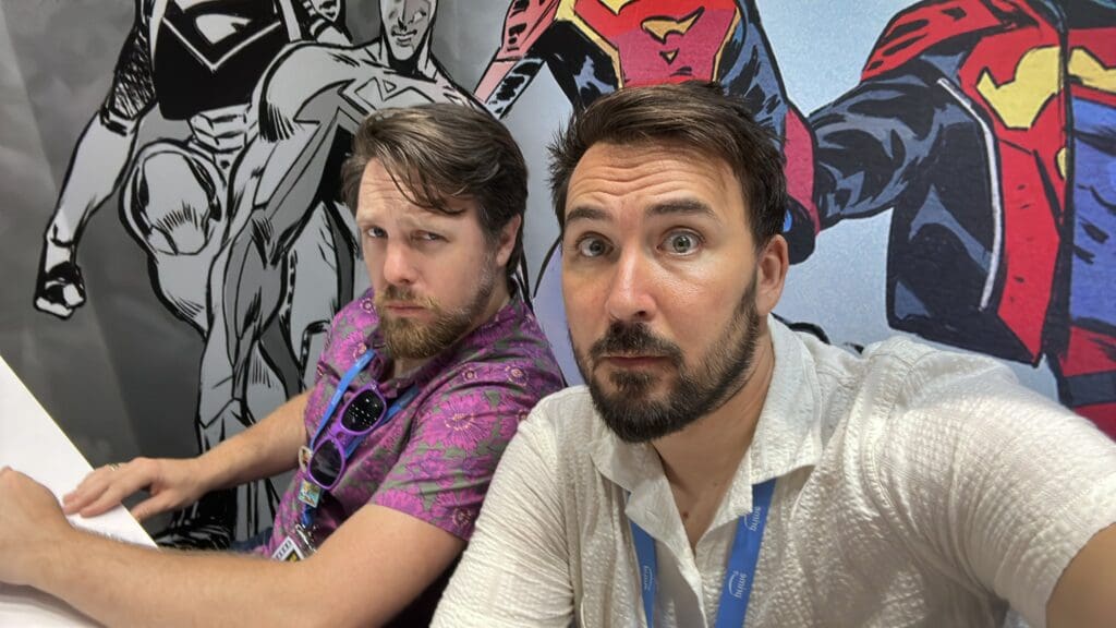 Jackson Lanzing and Collin Kelly, SDCC