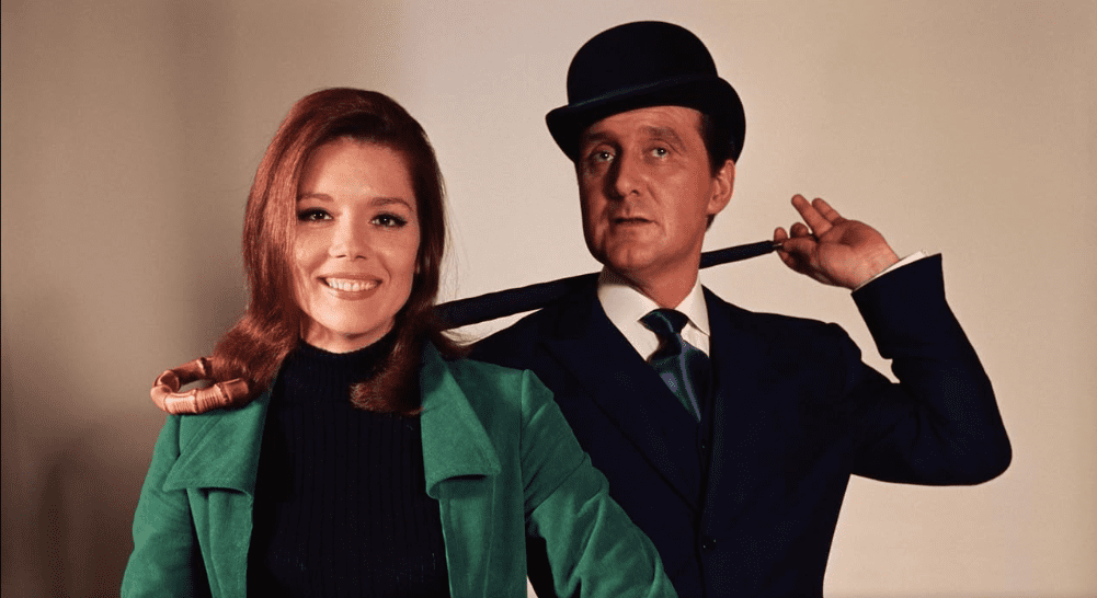 Patrick Macnee and Diana Rigg in The Avengers (1961) screenshot