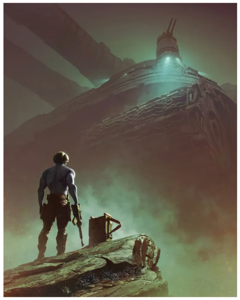 Rogue Trooper teaser image posted by Jones on X.