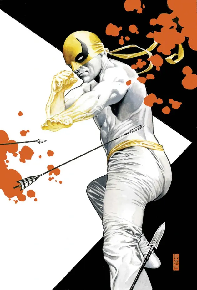 Source: Iron Fist: The Living Weapon Vol. 1 #2 “Rage: Part Two” (2014), Marvel Comics. Variant cover art by J.G. Jones