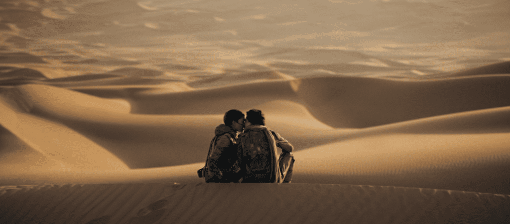 Timothée Chalamet and Zendaya in Dune: Part Two (2024) trailer