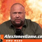 InfoWars host Alex Jones announcing the debut of his new game: Alex Jones NWO Wars.