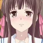 A still frame of Tohru Honda crying, from the 2019 remake of the popular shoujo anime Fruits Basket.