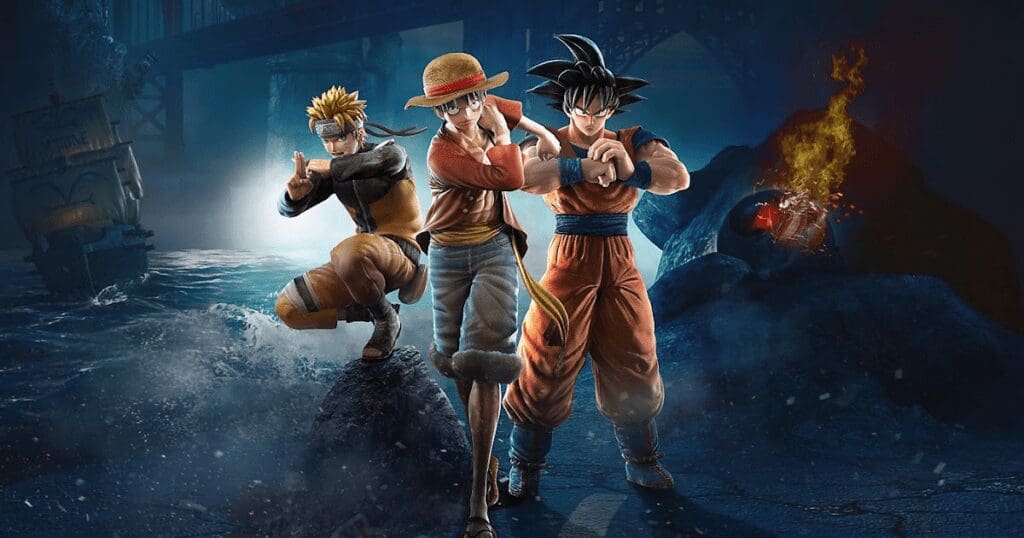 Jump Cross Burst
Shonen Jump platform fighter
Shonen Jump crossover game
Ganbarion
Bandai Namco
anime fighting game
anime platform fighter
70 playable characters
Goku
Naruto
Luffy
Ichigo
Deku
Tanjiro
Yugi
Dragon Ball
Naruto
One Piece
Demon Slayer
My Hero Academia
aerial combat
2025 game release