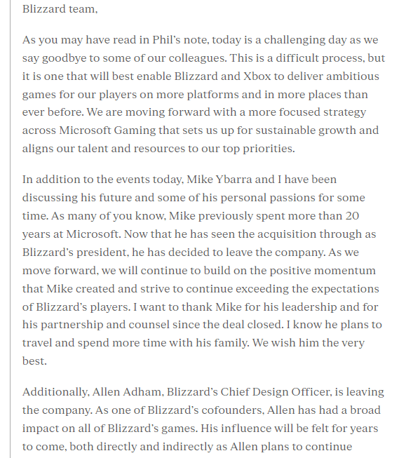 Blizzard layoffs
Blizzard Microsoft acquisition
Activision Blizzard layoffs
Blizzard Odyssey cancellation
Blizzard reorganization
Blizzard employees fired
Allen Adham fired
Mike Ybarra fired
Blizzard new president
Blizzard future projects
Blizzard Synapse engine
Blizzard Unreal Engine
Microsoft Activision Blizzard deal
Video game industry layoffs