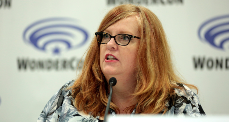 Gail Simone speaking at Wondercon 2018