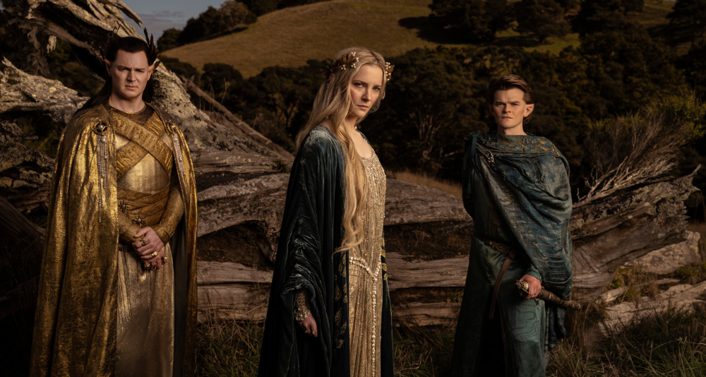 Benjamin Walker as High King Gil-galad, Morfydd Clark as Galadriel, Robert Aramayo as Elrond