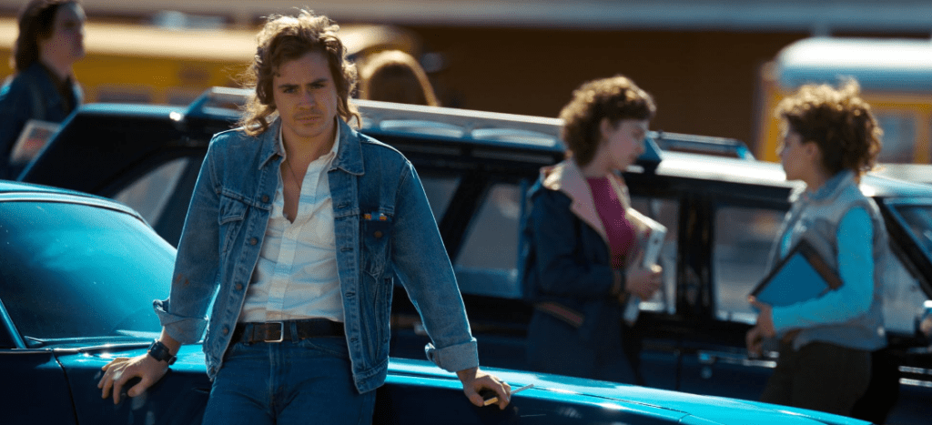 Dacre Montgomery and his Trans Am in Stranger Things (2016) Screenshot