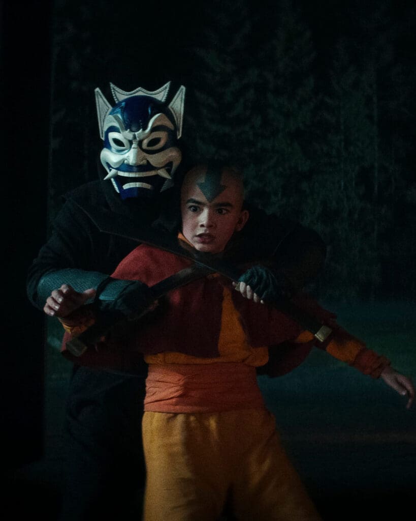 "Blue Spirit" Zuko & Aang, Netflix Avatar