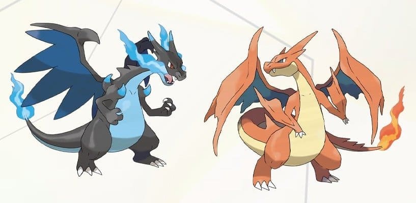 Mega Charizard X & Y Official Art