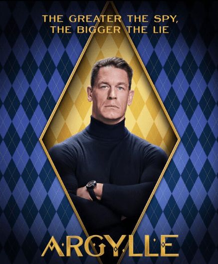 John Cena in Argylle (2024) promotional poster