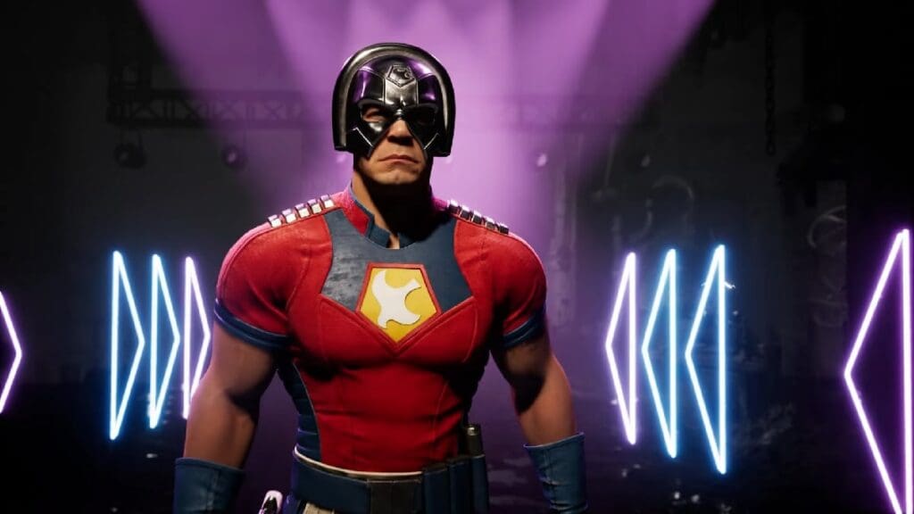 John Cena as Peacemaker in Mortal Kombat 1 Screenshot