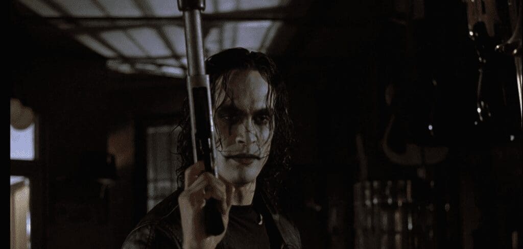 Brandon Lee in The Crow (1994) Screenshot