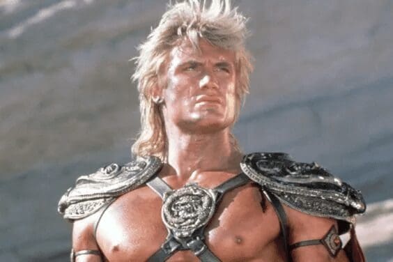 MASTERS OF THE UNIVERSE, Dolph Lundgren, 1987.