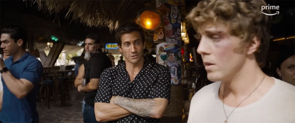 ake Gyllenhaal and Lukas Gage in 'Road House' (2024)