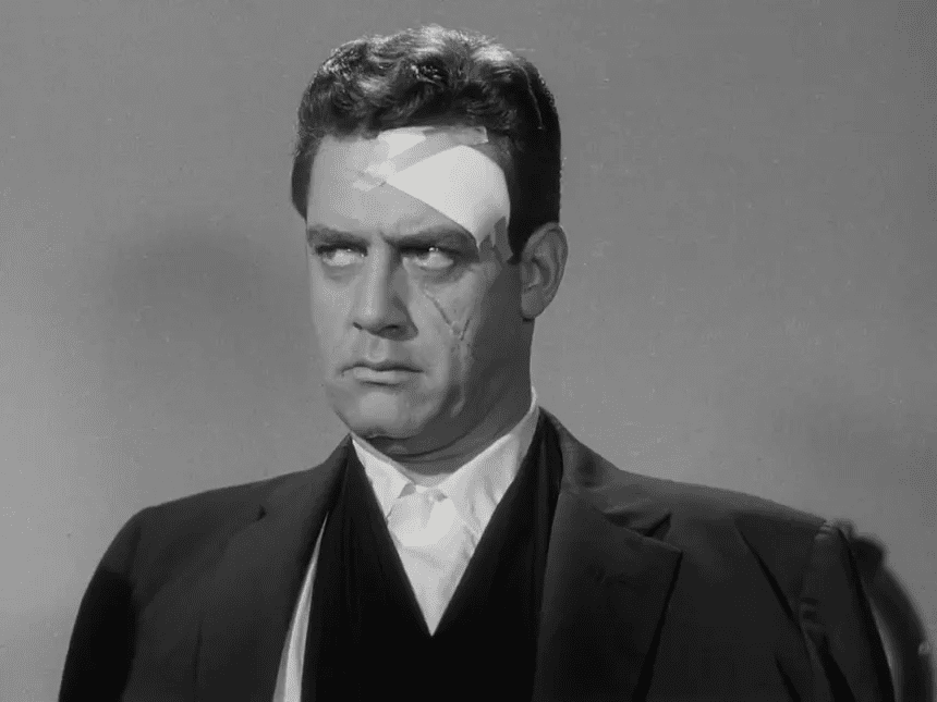 Raymond Burr in Godzilla, King of the Monsters! (1956)