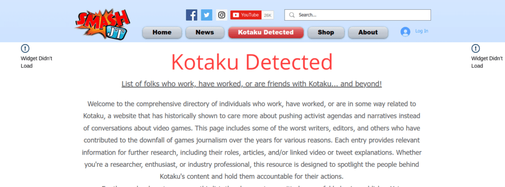 Kotaku Detected, Jon Del Arroz, Smash JT